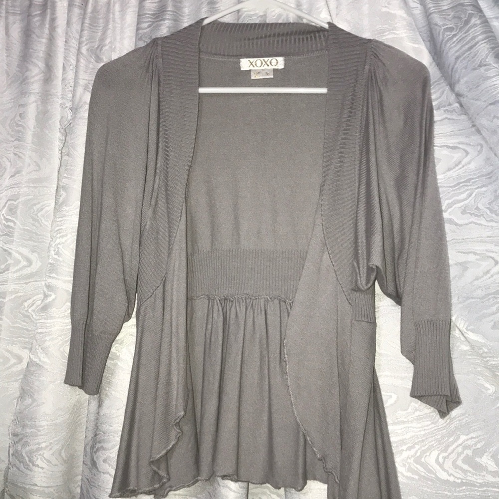 Gray Cardigan